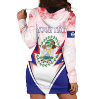 Personalized Belize 501 Hoodie Dress Coat Of Arms