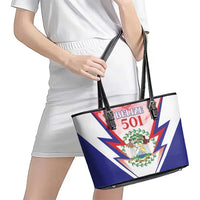 Belize 501 Leather Tote Bag Coat Of Arms