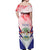 Personalized Belize 501 Off Shoulder Maxi Dress Coat Of Arms