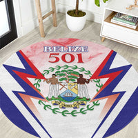 Belize 501 Round Carpet Coat Of Arms