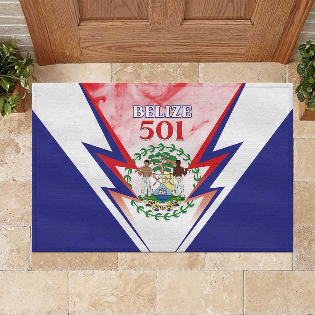 Belize 501 Rubber Doormat Coat Of Arms