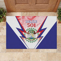 Belize 501 Rubber Doormat Coat Of Arms