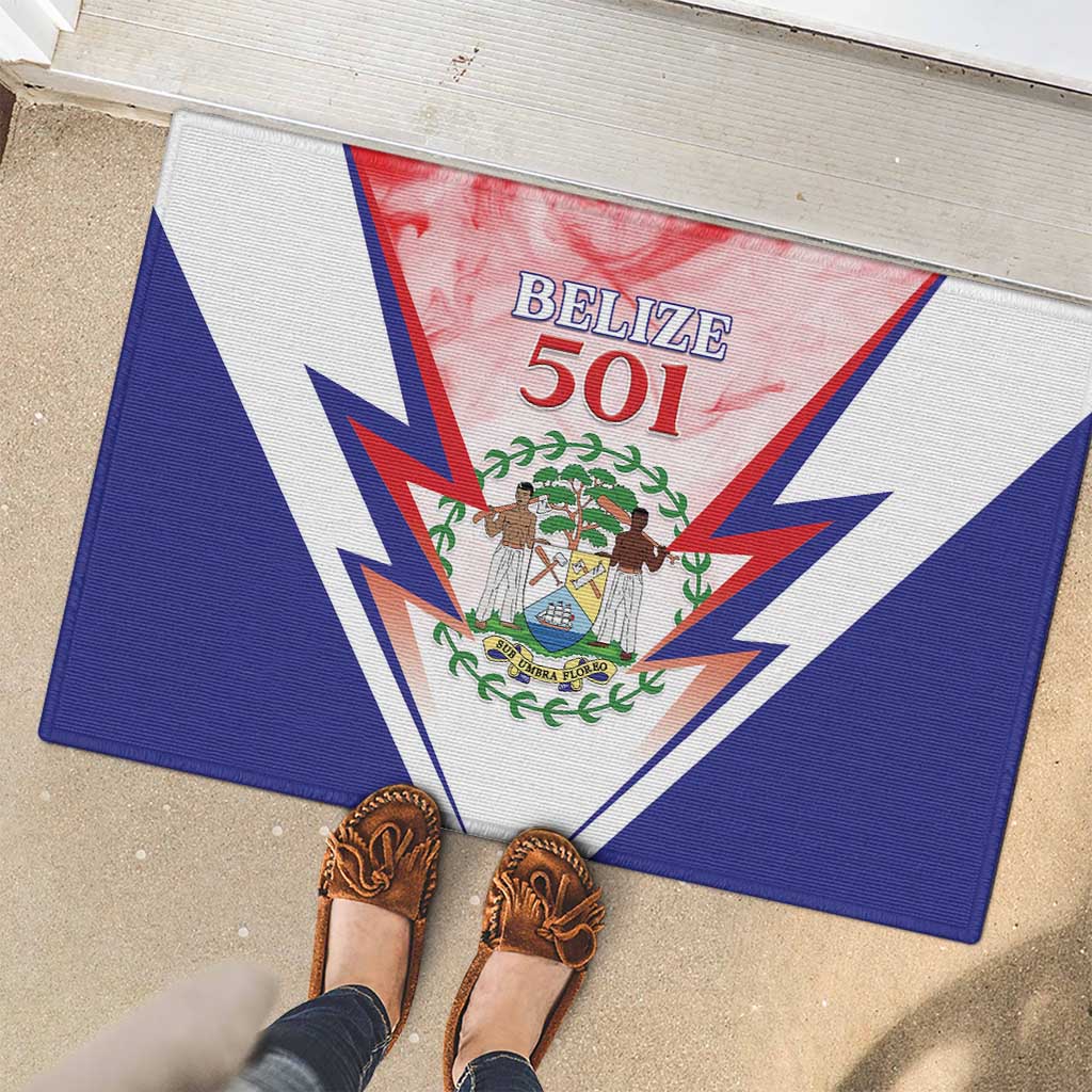 Belize 501 Rubber Doormat Coat Of Arms