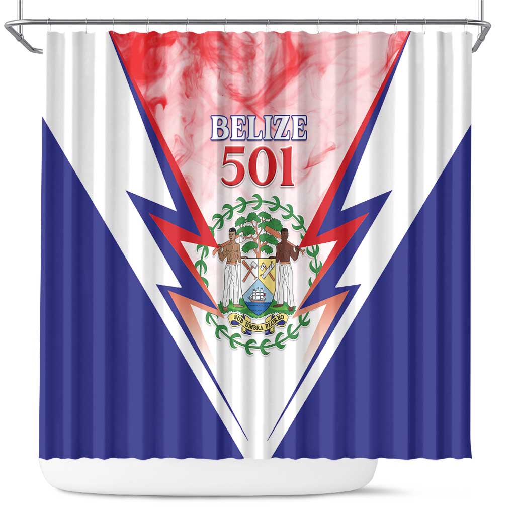 Belize 501 Shower Curtain Coat Of Arms