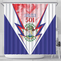 Belize 501 Shower Curtain Coat Of Arms