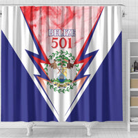 Belize 501 Shower Curtain Coat Of Arms