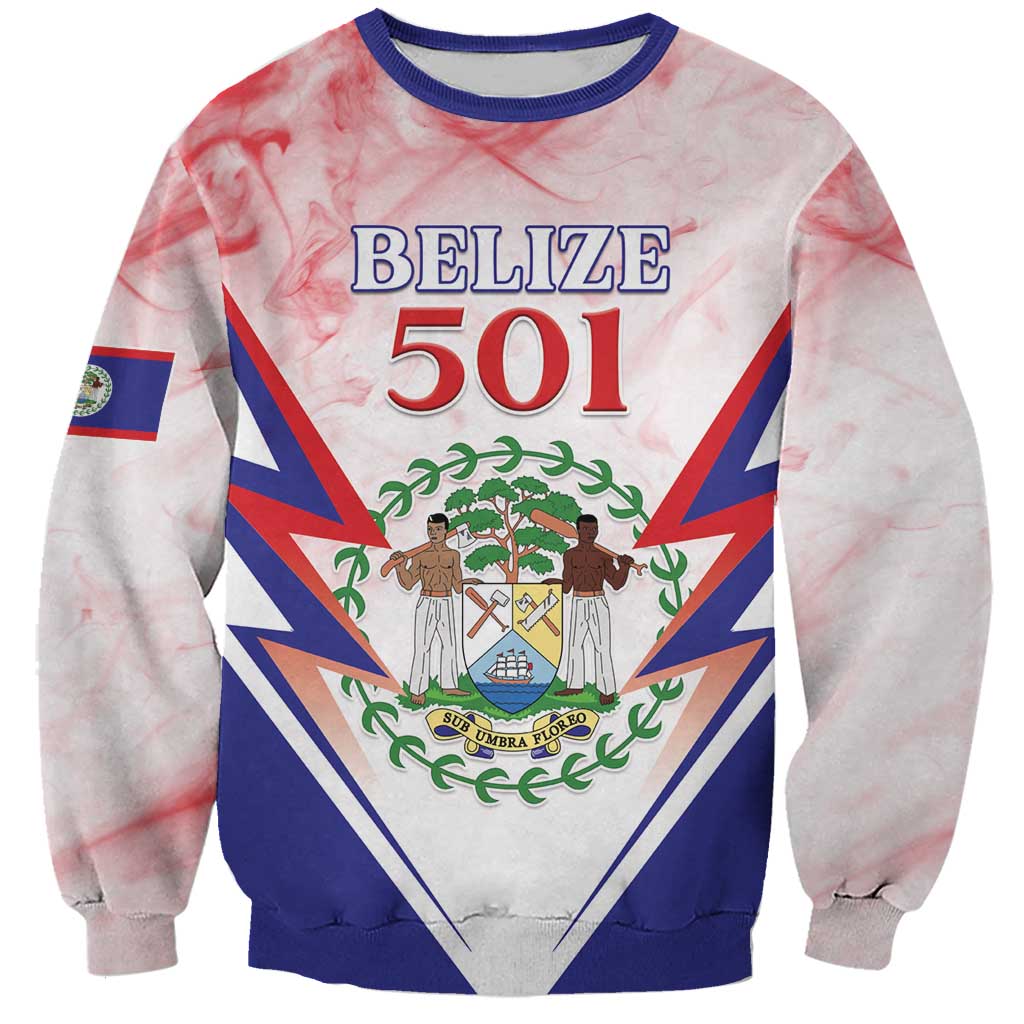 Personalized Belize 501 Sweatshirt Coat Of Arms