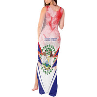 Personalized Belize 501 Tank Maxi Dress Coat Of Arms