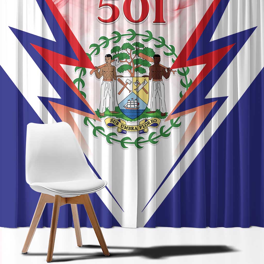 Belize 501 Window Curtain Coat Of Arms
