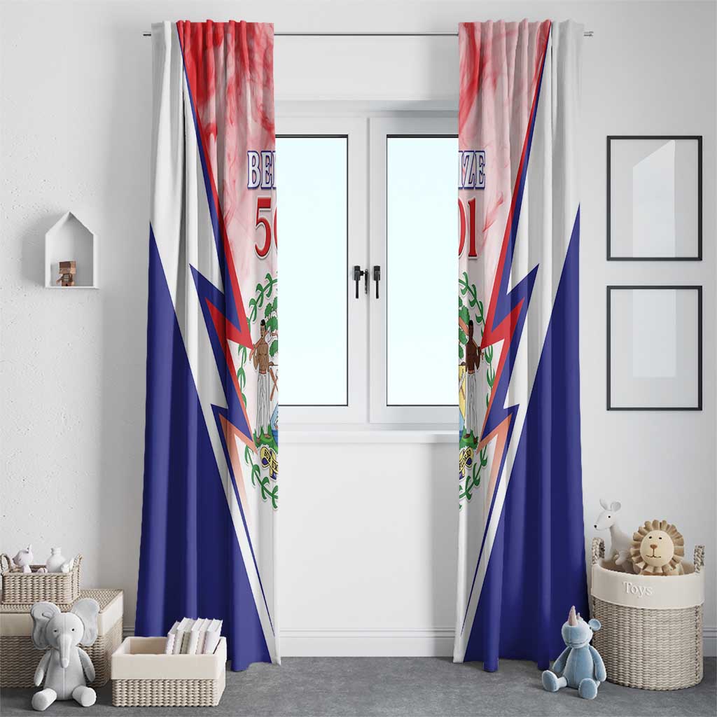 Belize 501 Window Curtain Coat Of Arms
