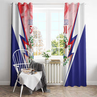 Belize 501 Window Curtain Coat Of Arms