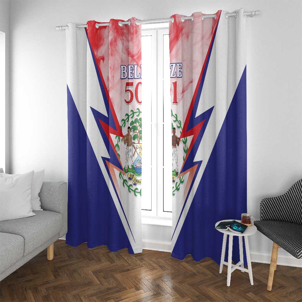 Belize 501 Window Curtain Coat Of Arms
