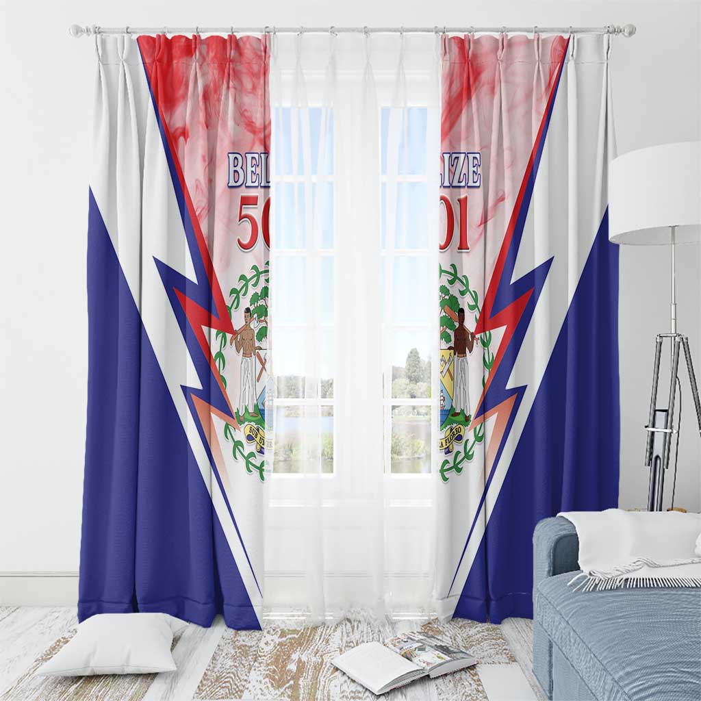 Belize 501 Window Curtain Coat Of Arms