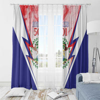 Belize 501 Window Curtain Coat Of Arms