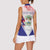 Personalized Belize 501 Women Sleeveless Polo Shirt Coat Of Arms
