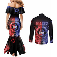 Belize Couples Matching Mermaid Dress and Long Sleeve Button Shirt Unique Style