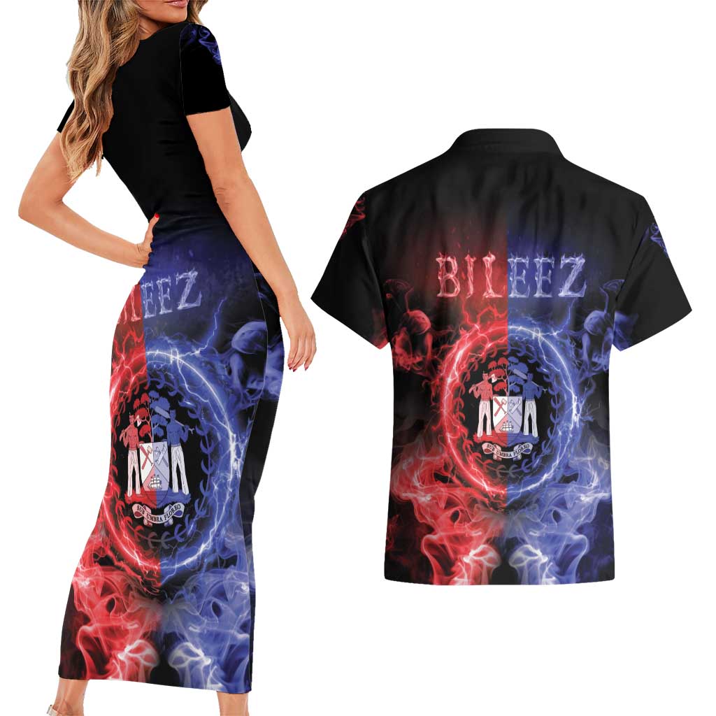 Belize Couples Matching Short Sleeve Bodycon Dress and Hawaiian Shirt Unique Style