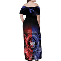 Belize Family Matching Off Shoulder Maxi Dress and Hawaiian Shirt Unique Style