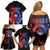 Belize Family Matching Off Shoulder Short Dress and Hawaiian Shirt Unique Style