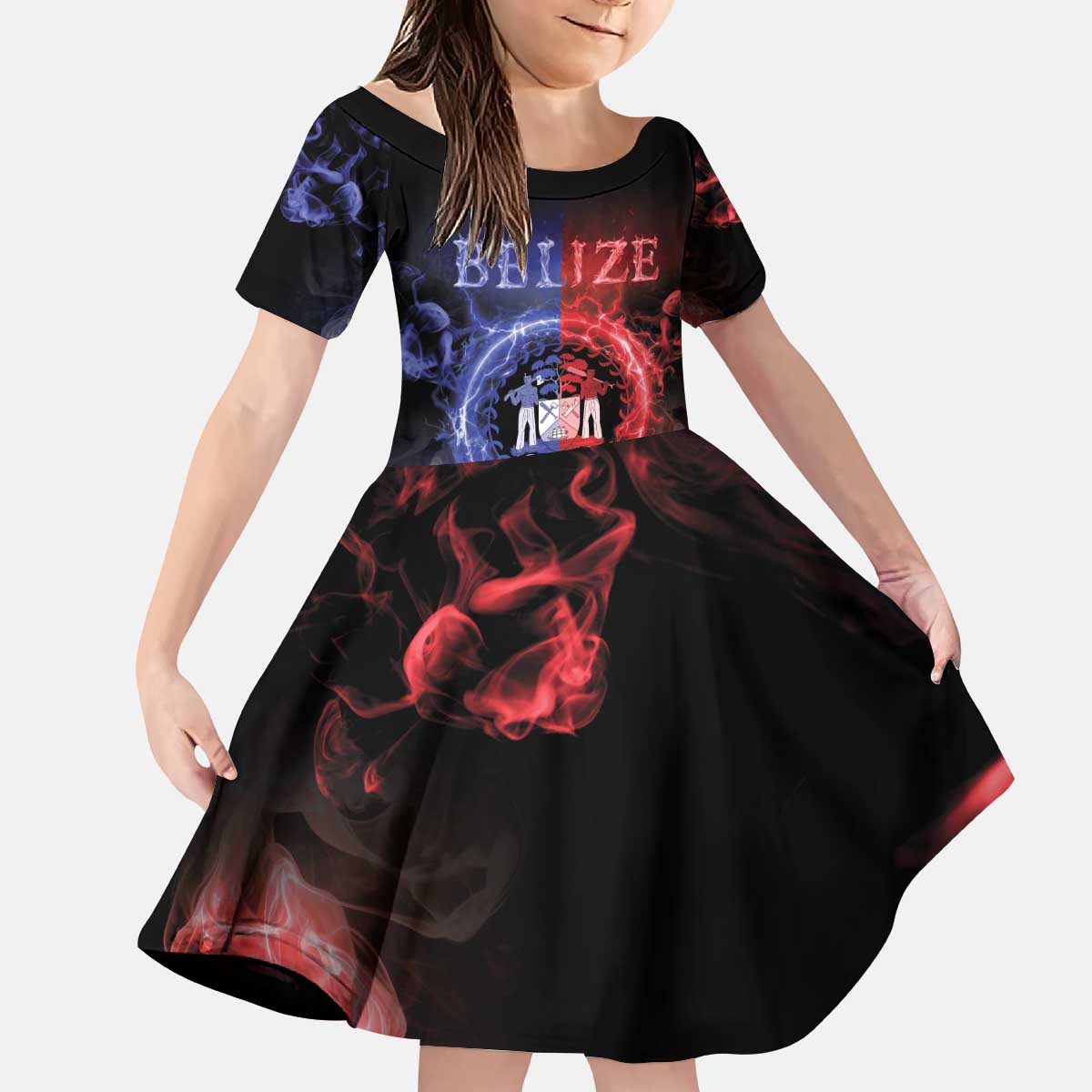 Belize Kid Short Sleeve Dress Unique Style