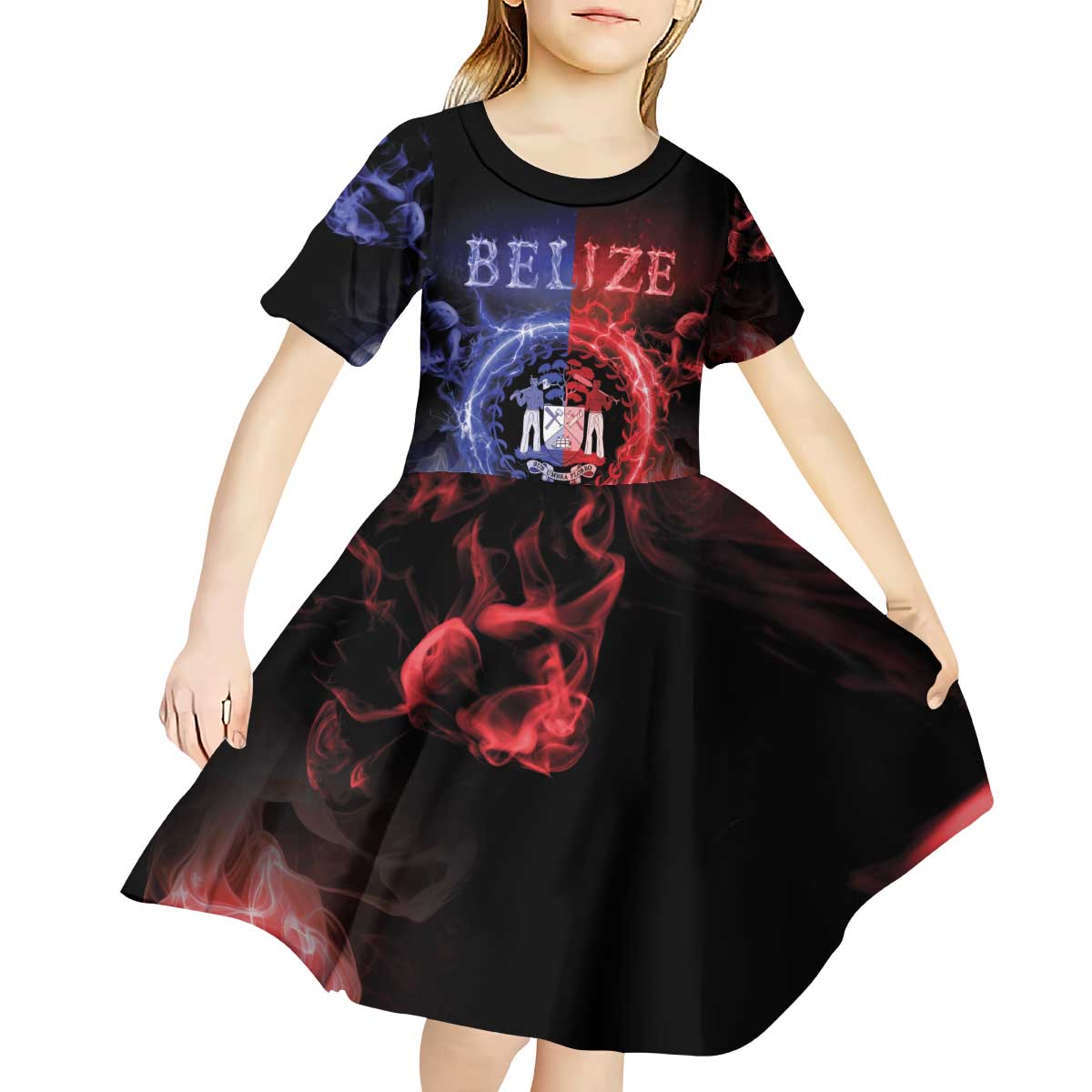 Belize Kid Short Sleeve Dress Unique Style