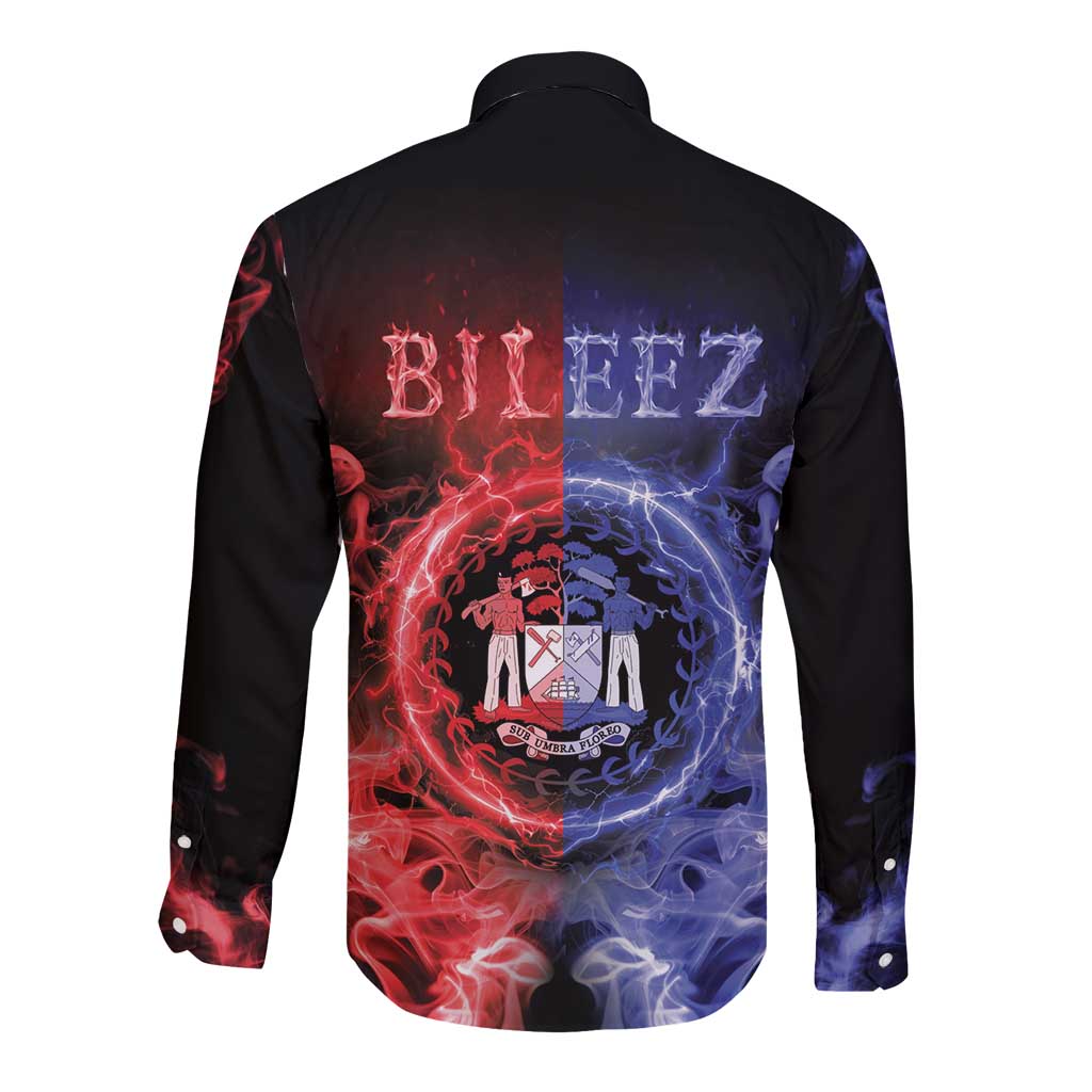 Belize Long Sleeve Button Shirt Unique Style