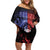 Belize Off Shoulder Short Dress Unique Style