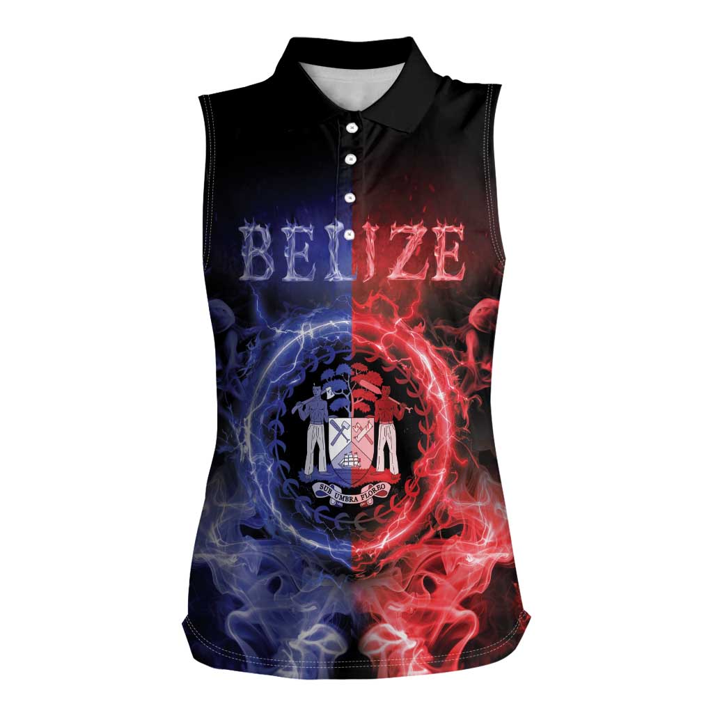 Belize Women Sleeveless Polo Shirt Unique Style
