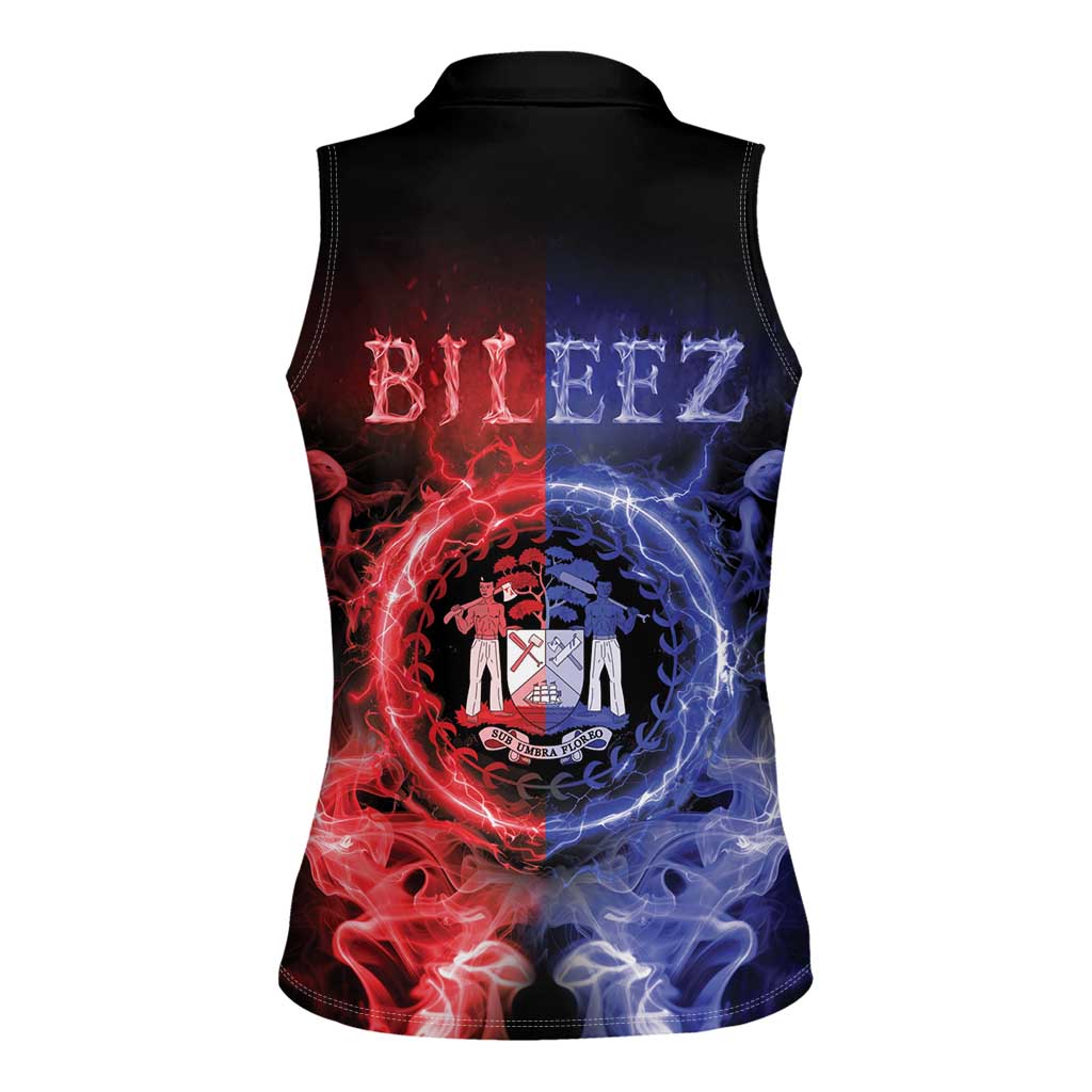 Belize Women Sleeveless Polo Shirt Unique Style