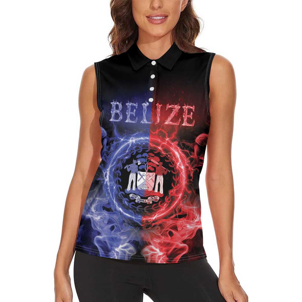 Belize Women Sleeveless Polo Shirt Unique Style