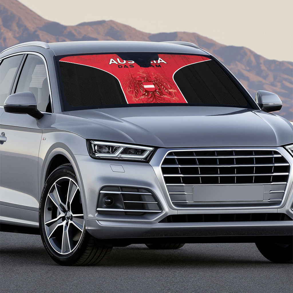 Austria Football 2026 Auto Sun Shade Go Das Team
