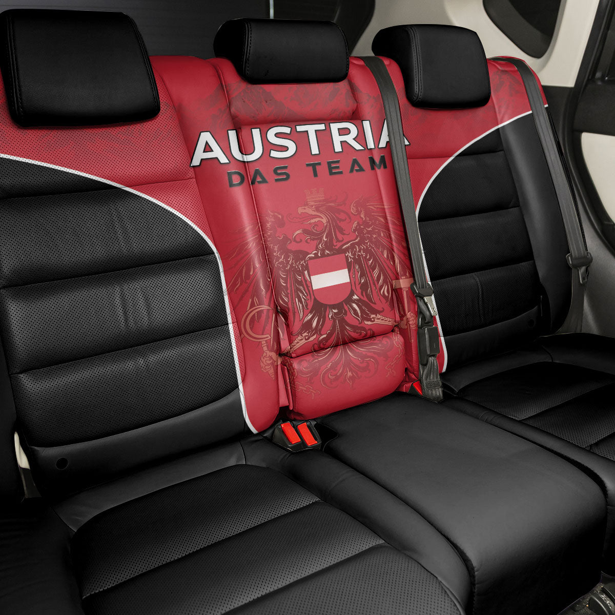 Austria Football 2026 Back Car Seat Cover Go Das Team