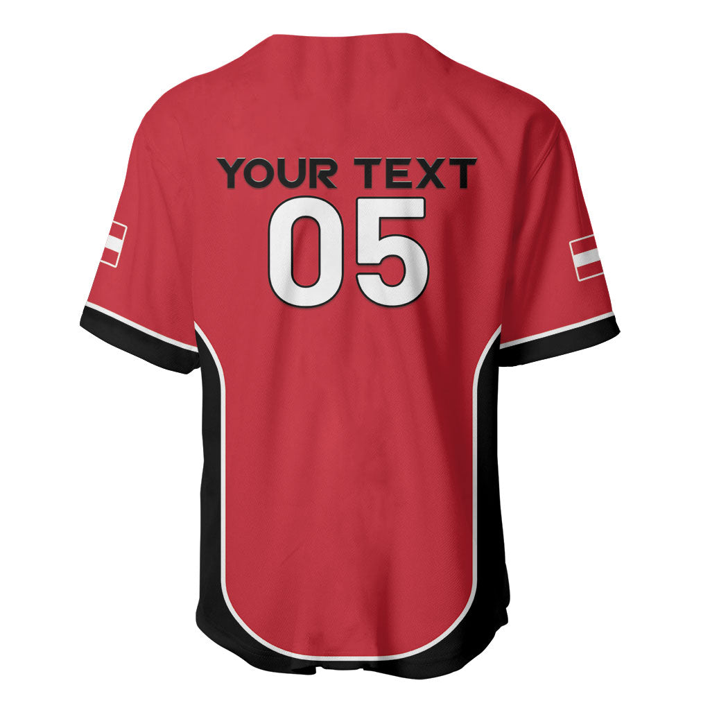 Custom Austria Football 2026 Baseball Jersey Go Das Team
