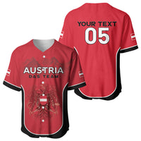 Custom Austria Football 2026 Baseball Jersey Go Das Team
