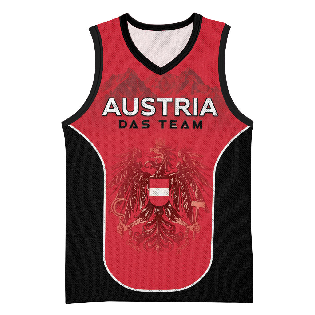 Custom Austria Football 2026 Basketball Jersey Go Das Team