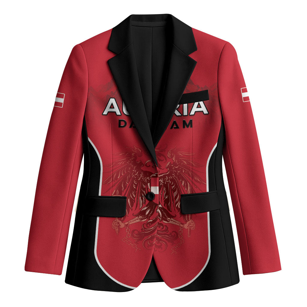 Custom Austria Football 2026 Blazer Go Das Team