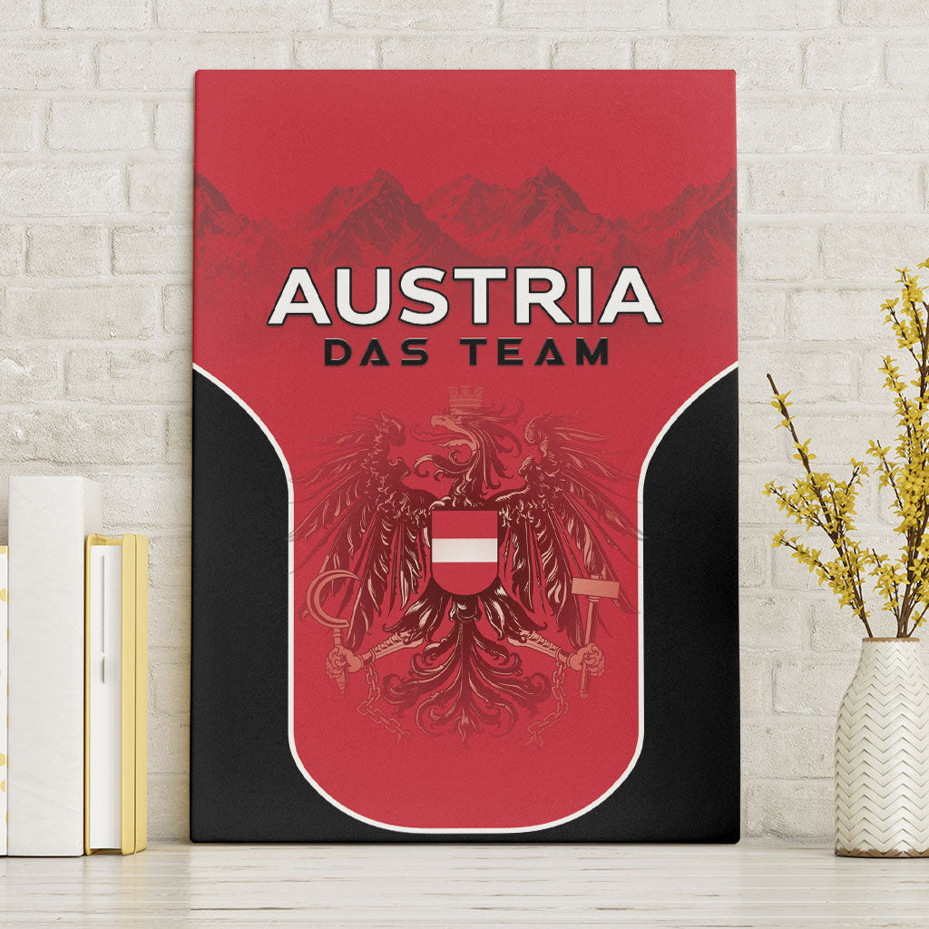 Austria Football 2026 Canvas Wall Art Go Das Team