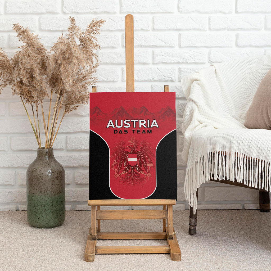 Austria Football 2026 Canvas Wall Art Go Das Team