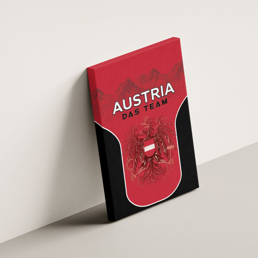 Austria Football 2026 Canvas Wall Art Go Das Team