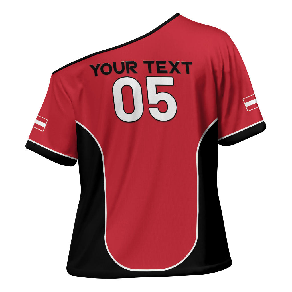 Custom Austria Football 2026 Cross Shoulder Shirt Go Das Team