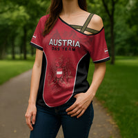 Custom Austria Football 2026 Cross Shoulder Shirt Go Das Team