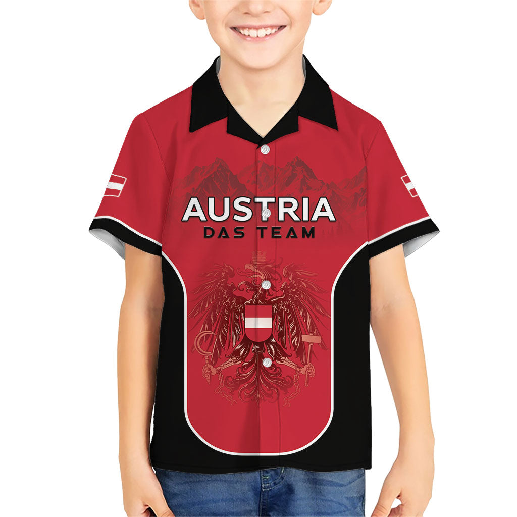 Custom Austria Football 2026 Hawaiian Shirt Go Das Team