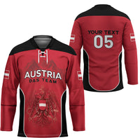 Custom Austria Football 2026 Hockey Jersey Go Das Team