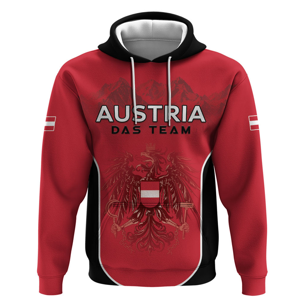 Custom Austria Football 2026 Hoodie Go Das Team