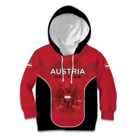 Custom Austria Football 2026 Kid Hoodie Go Das Team