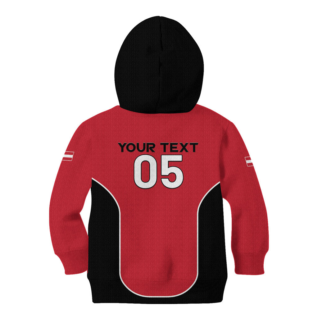 Custom Austria Football 2026 Kid Hoodie Go Das Team