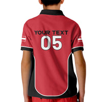 Custom Austria Football 2026 Kid Polo Shirt Go Das Team