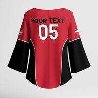 Custom Austria Football 2026 Kimono Sleeve Blouse Go Das Team