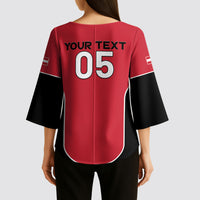 Custom Austria Football 2026 Kimono Sleeve Blouse Go Das Team