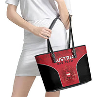 Austria Football 2026 Leather Tote Bag Go Das Team